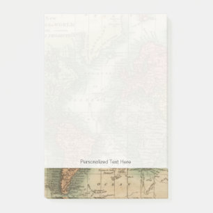 World 4 post-it notes