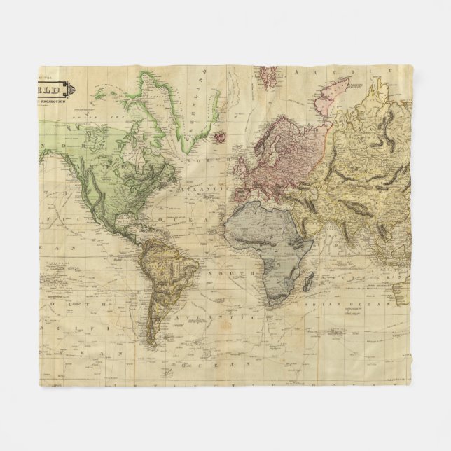 World 5 fleece blanket (Front (Horizontal))