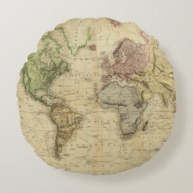 World 5 round cushion (Front)