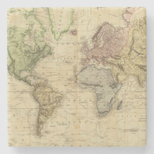World 5 stone coaster