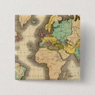 World 6 15 cm square badge