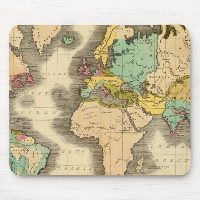 World 6 mouse mat (Front)