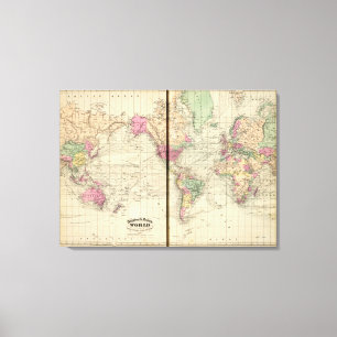 World 7 canvas print