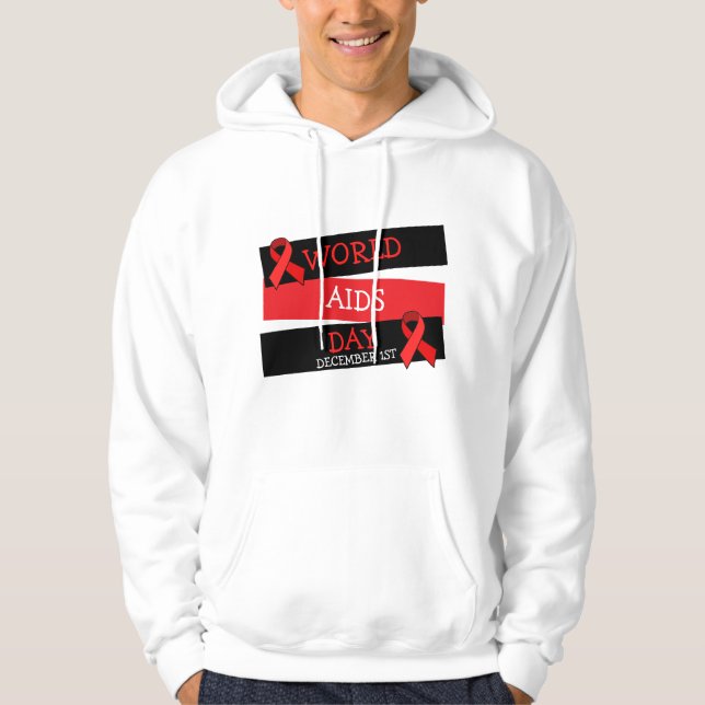 World Aids Day December 1st Button Shirt (Front)