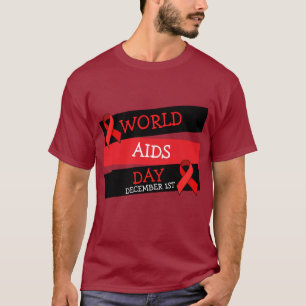 World Aids Day December 1st Button Shirt