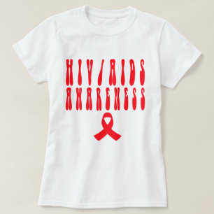 WORLD Aids Day, December  Awareness,HIV Warrior,Re T-Shirt