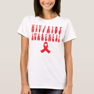 WORLD Aids Day, December Awareness,HIV Warrior,Re T-Shirt