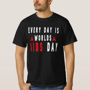 WORLD Aids Day, December Awareness,HIV Warrior,Re T-Shirt