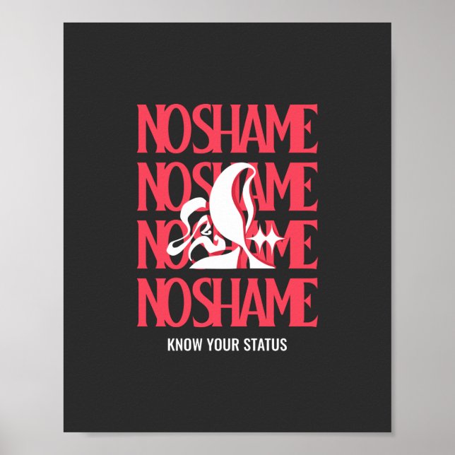 World Aids Day Know Your Status  Poster (Front)