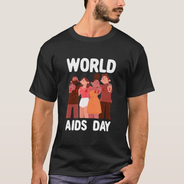 World AIDS Day United Nations T-Shirt (Front)