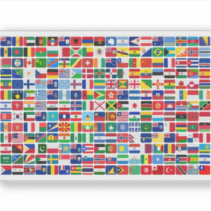 World All Countries Nation Flags 