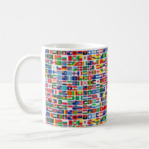 World All Countries Nation Flags  Coffee Mug