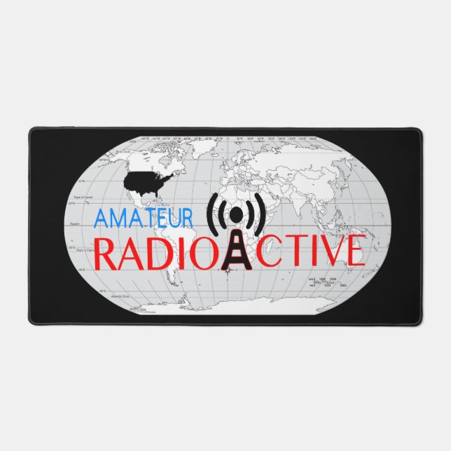 World Amateur Radio Desk Mat (Front)