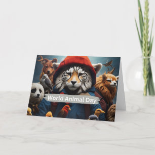 World Animal Day  Card