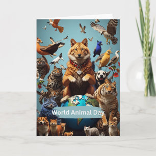 World Animal Day  Card