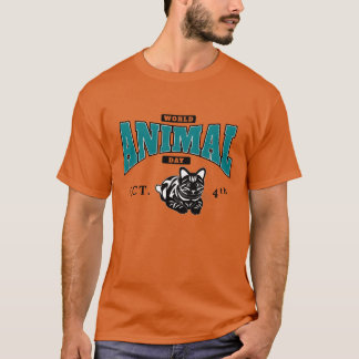 World Animal Day October 4th boy T-Shirt