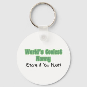 World's Coolest Nanny Key Ring