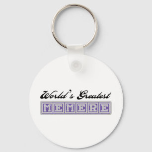 World&apos;s Greatest Memere Key Ring
