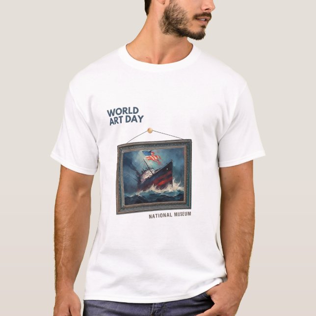 World Art Day T-Shirt (Front)
