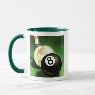 World as Cue Ball Mug
