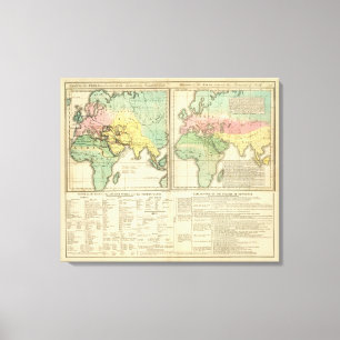 World as Known to the Ancients Division Canvas Print