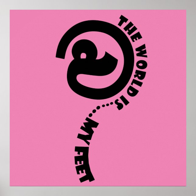 world at my feet happy poster (Front)