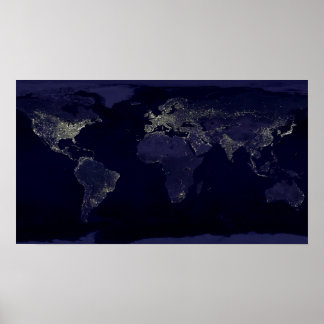 World at night poster