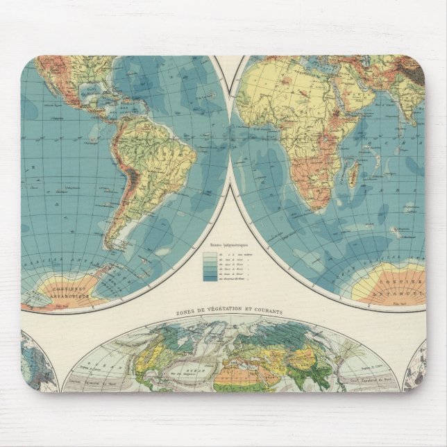 World Atlas Map 2 Mouse Mat (Front)