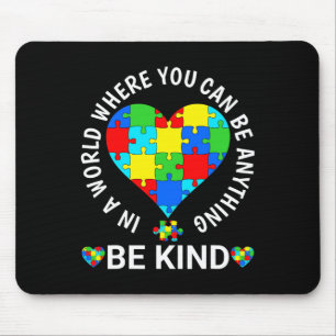 World Autism Awareness Day 2023 - Be Kind Autism A Mouse Mat