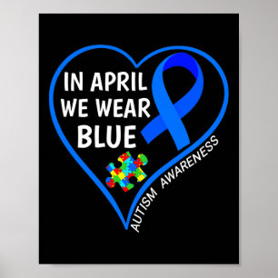 World Autism Awareness Day 2023 - In April We Wear Poster