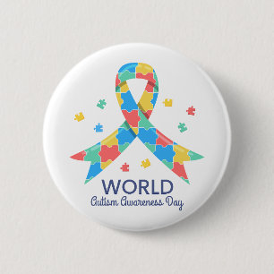 World Autism Awareness Day 6 Cm Round Badge