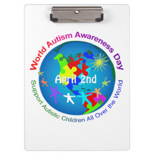 World Autism Awareness Day Clipboard