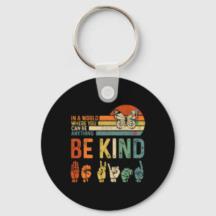 World Autism Awareness Day Hands Signs Autism Puzz Key Ring