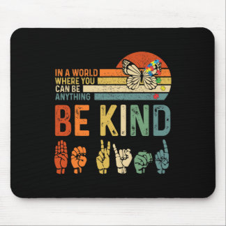 World Autism Awareness Day Hands Signs Autism Puzz Mouse Mat