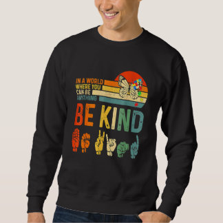 World Autism Awareness Day Hands Signs Autism Puzz Sweatshirt