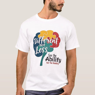 World Autism Awareness Day Tee Different Not Less