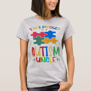 World autism awareness month I'm A Proud Uncle Aut T-Shirt