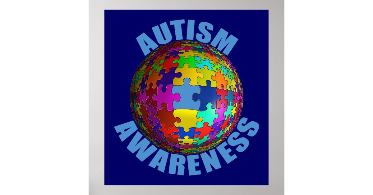 World Autism Awareness Poster (Extra Large) | Zazzle.co.uk