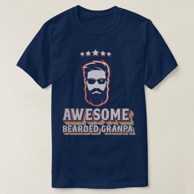 WORLD BEARD DAY 4 T-Shirt (Design Front)