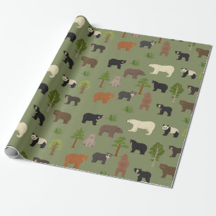 World Bears Wrapping Paper