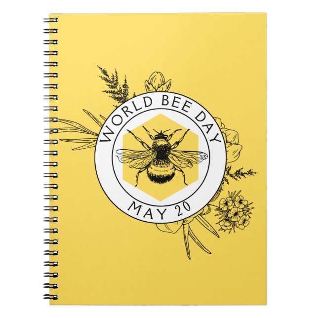 World Bee Day Notebook (Front)