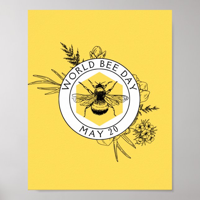 World Bee Day Poster (Front)