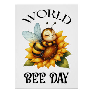 World Bee Day Sign