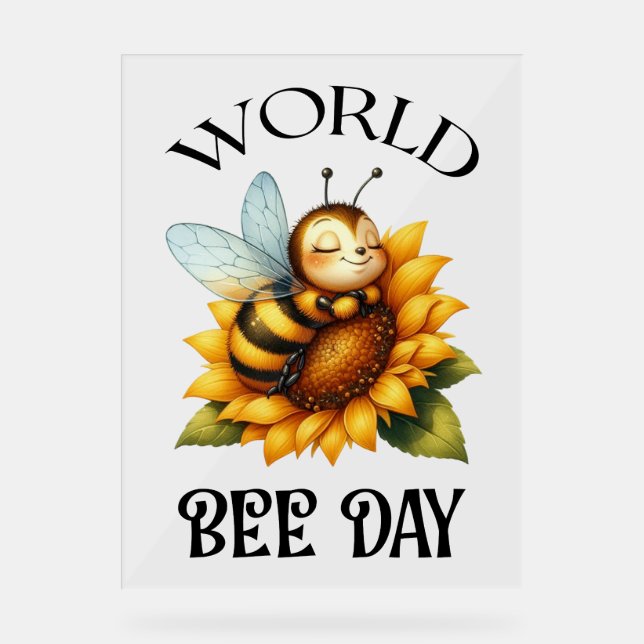 World Bee Day Sign (Front)
