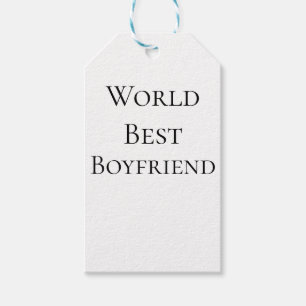 World best boyfriend husband man valentine's day m gift tags