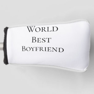 World best boyfriend husband man valentine's day m golf head cover