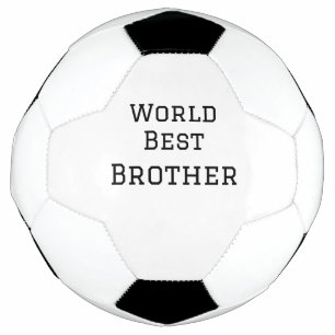 World best brother add name text sports text simpl football