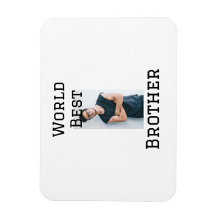 World best brother add name text sports text simpl magnet
