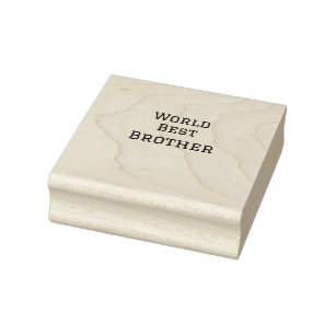 World best brother add name text sports text simpl rubber stamp