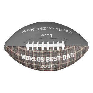 World Best Dad, Customisable Football Gift, American Football